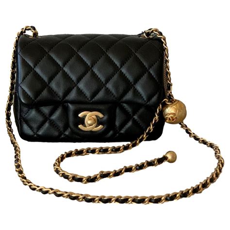 sac coco chanel noir|chanel mini flap bags.